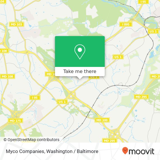 Myco Companies map