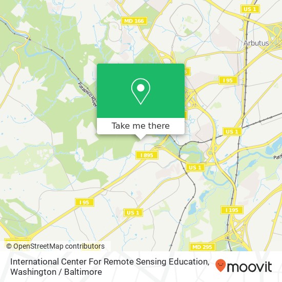 Mapa de International Center For Remote Sensing Education