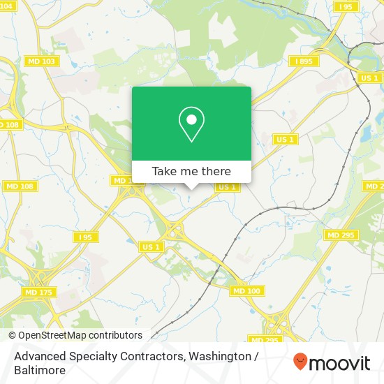 Advanced Specialty Contractors map