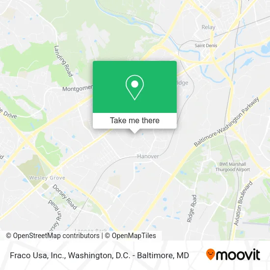 Fraco Usa, Inc. map