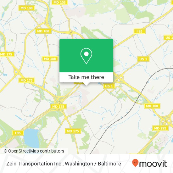 Zein Transportation Inc. map