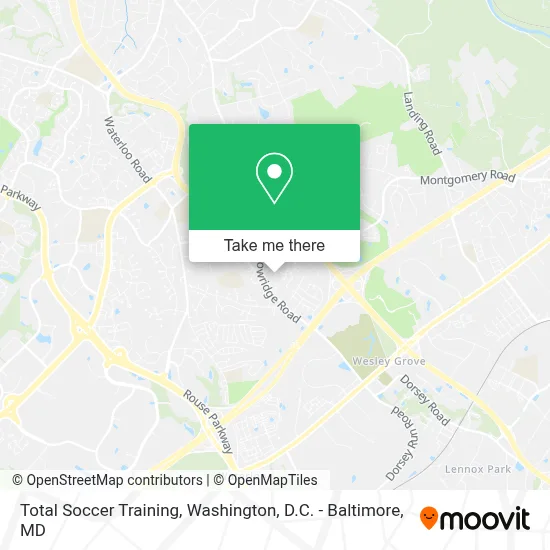 Total Soccer Training map
