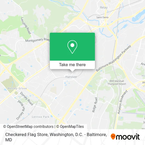 Checkered Flag Store map