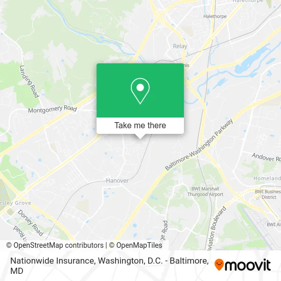Nationwide Insurance map