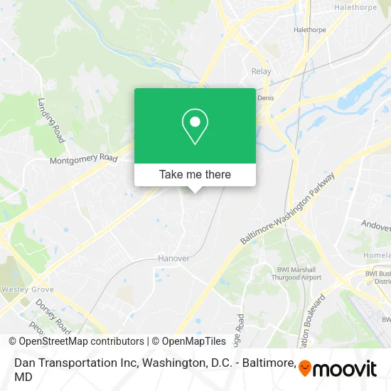 Mapa de Dan Transportation Inc