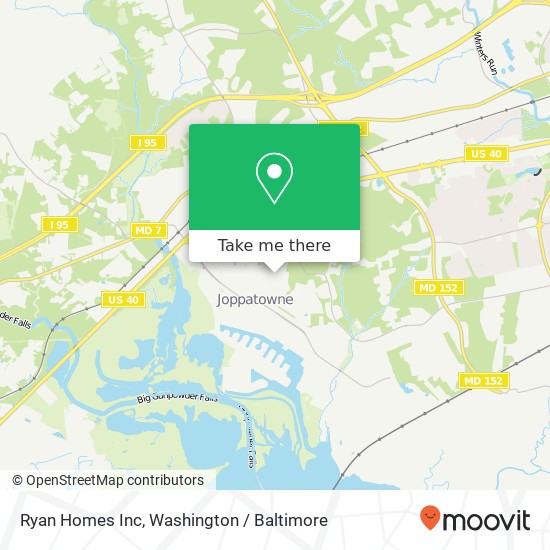Mapa de Ryan Homes Inc
