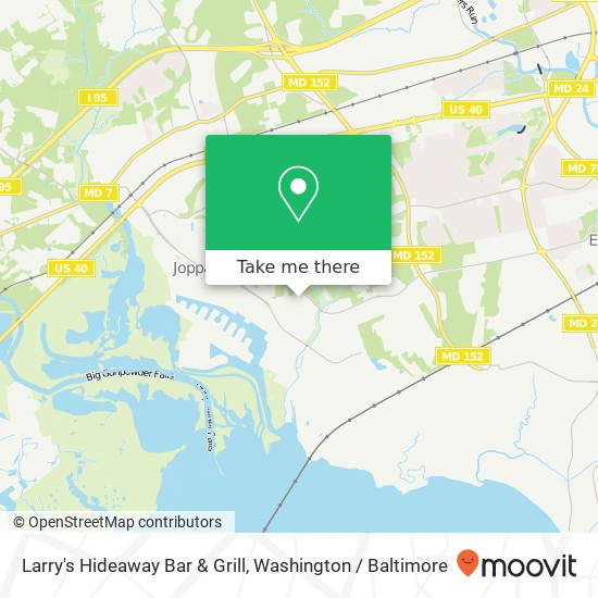 Mapa de Larry's Hideaway Bar & Grill