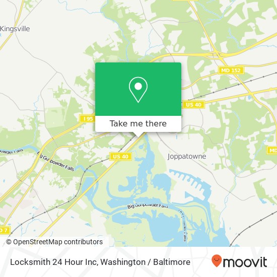 Locksmith 24 Hour Inc map