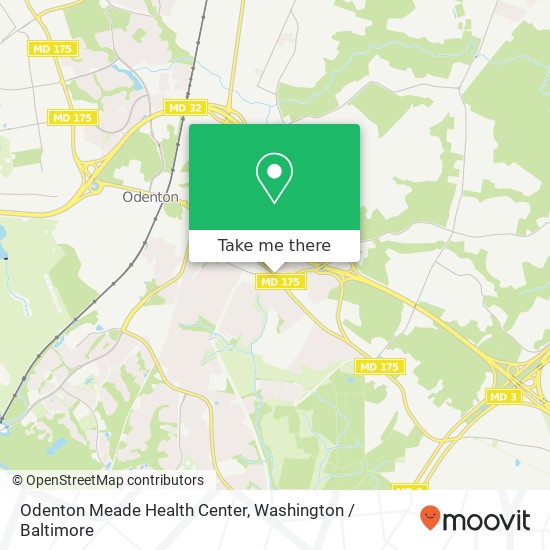 Odenton Meade Health Center map