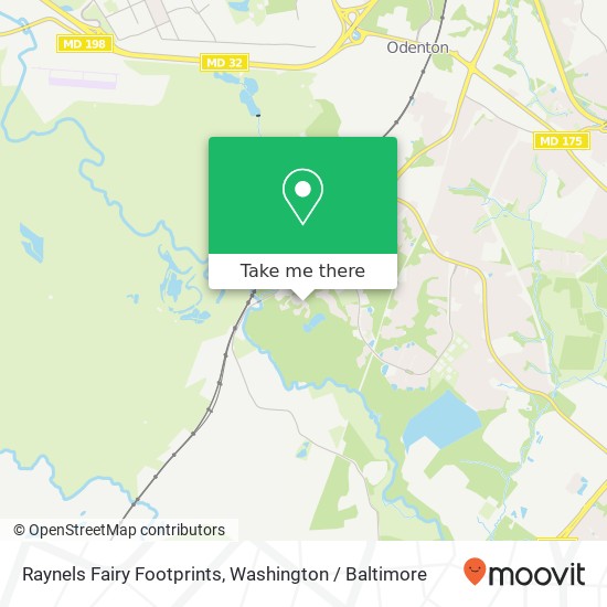 Raynels Fairy Footprints map