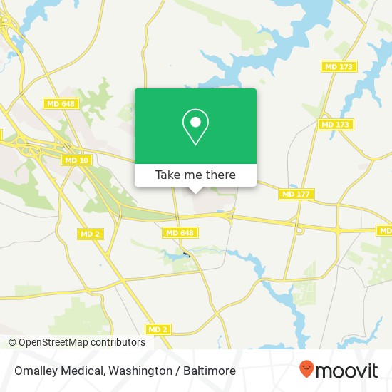 Mapa de Omalley Medical