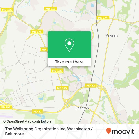 Mapa de The Wellspring Organization Inc