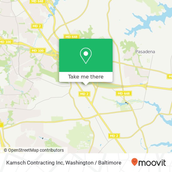 Mapa de Kamsch Contracting Inc