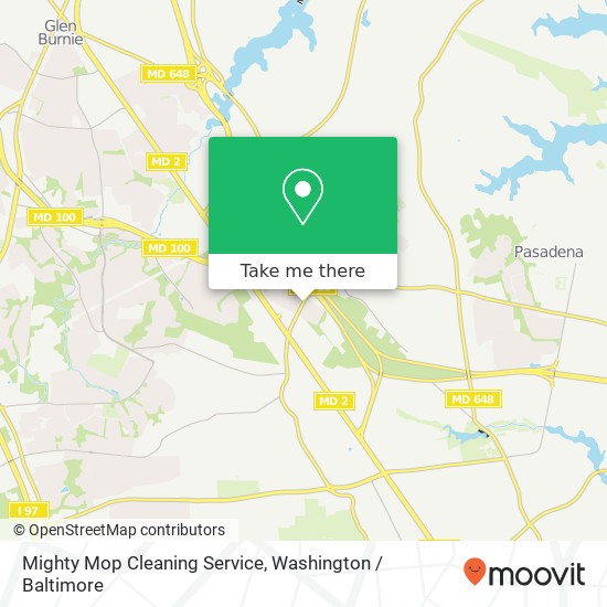 Mighty Mop Cleaning Service map
