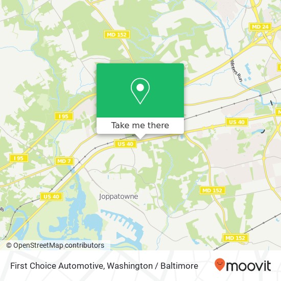 Mapa de First Choice Automotive