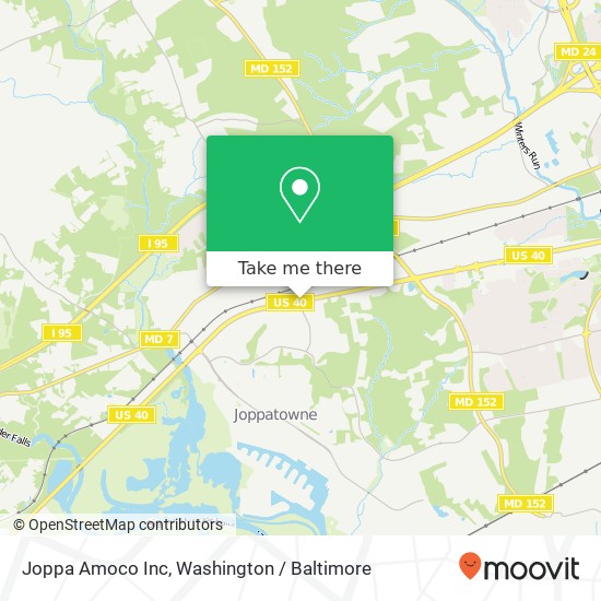 Joppa Amoco Inc map