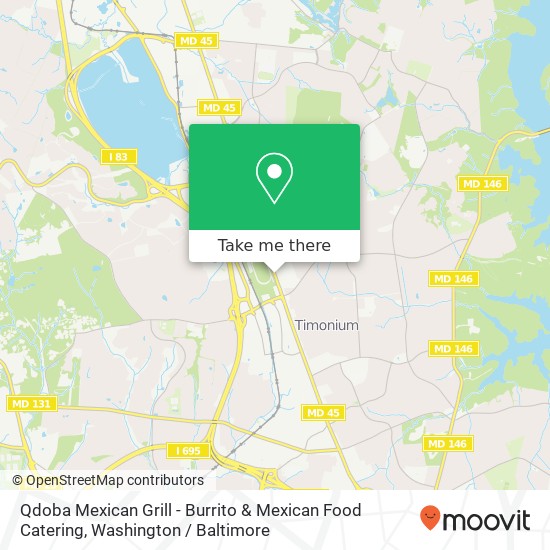 Qdoba Mexican Grill - Burrito & Mexican Food Catering map
