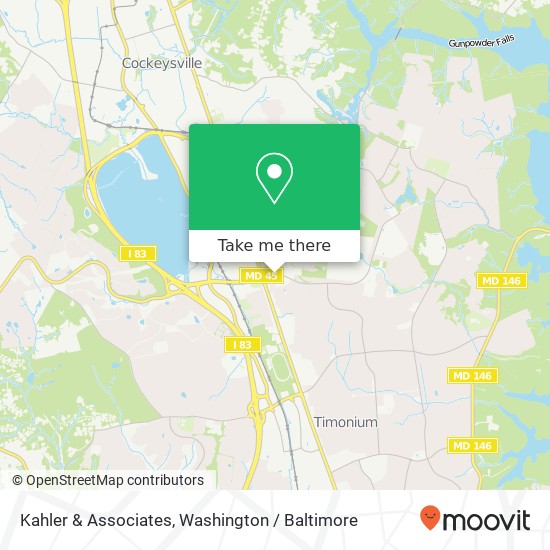 Kahler & Associates map