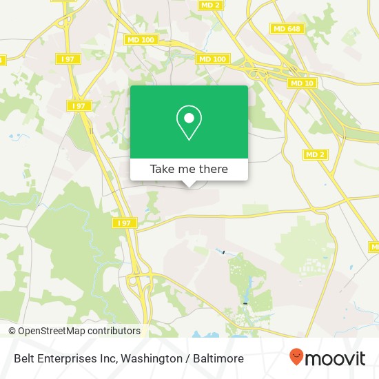 Belt Enterprises Inc map