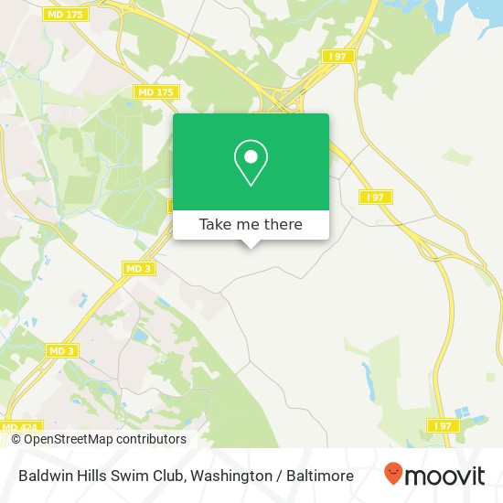 Mapa de Baldwin Hills Swim Club
