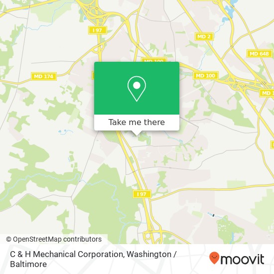 C & H Mechanical Corporation map