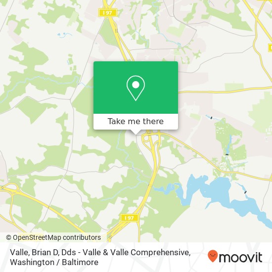 Valle, Brian D, Dds - Valle & Valle Comprehensive map