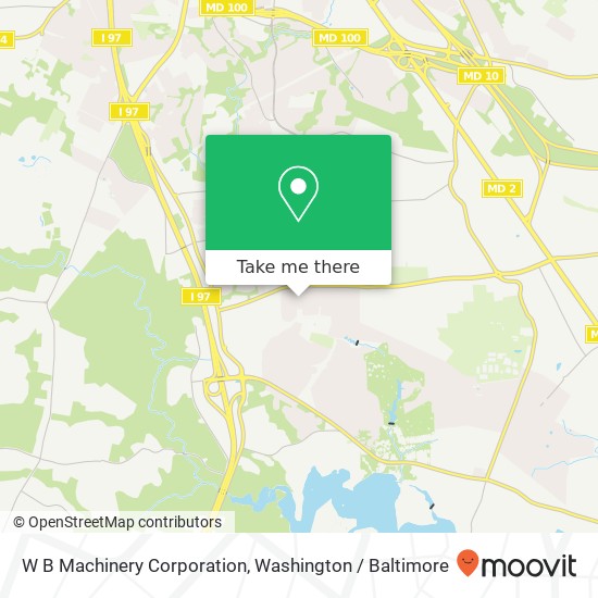 W B Machinery Corporation map