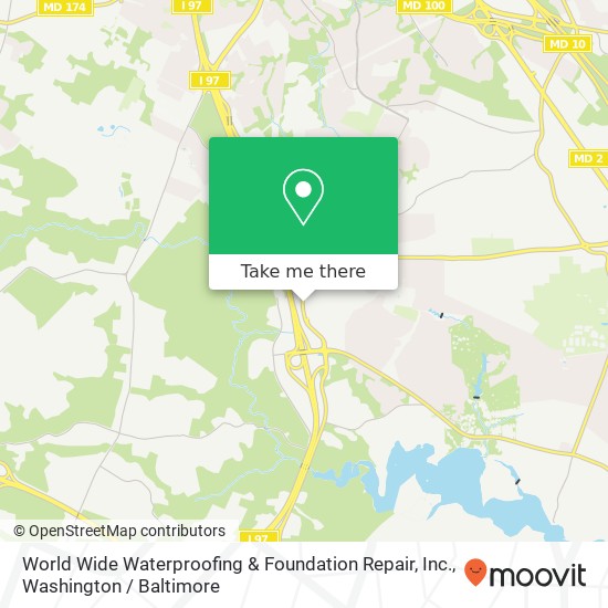 World Wide Waterproofing & Foundation Repair, Inc. map