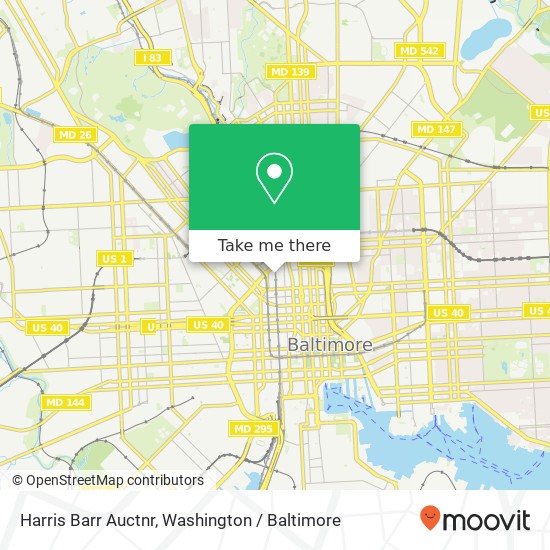 Harris Barr Auctnr map