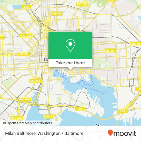 Mapa de Milan Baltimore