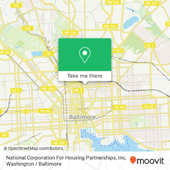 Mapa de National Corporation For Housing Partnerships, Inc