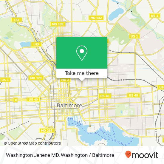 Washington Jenene MD map