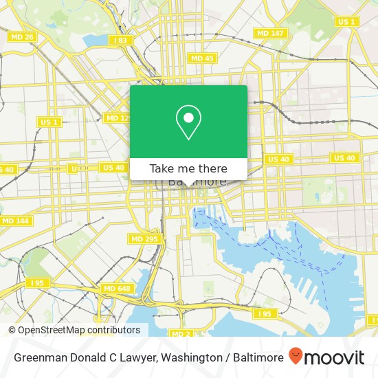 Mapa de Greenman Donald C Lawyer