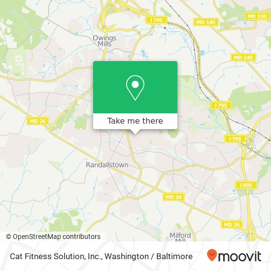 Cat Fitness Solution, Inc. map