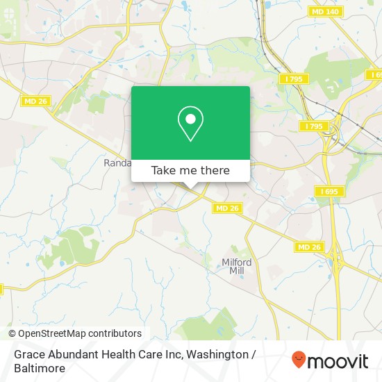 Mapa de Grace Abundant Health Care Inc