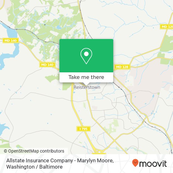 Mapa de Allstate Insurance Company - Marylyn Moore