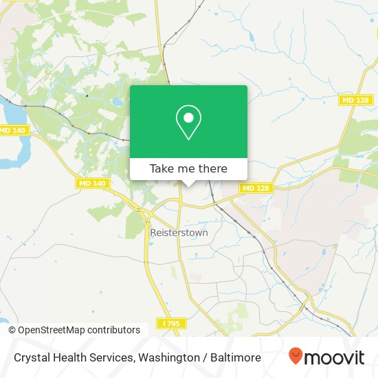 Mapa de Crystal Health Services