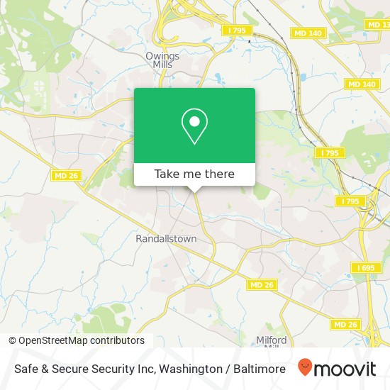 Mapa de Safe & Secure Security Inc