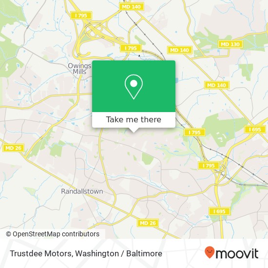 Trustdee Motors map