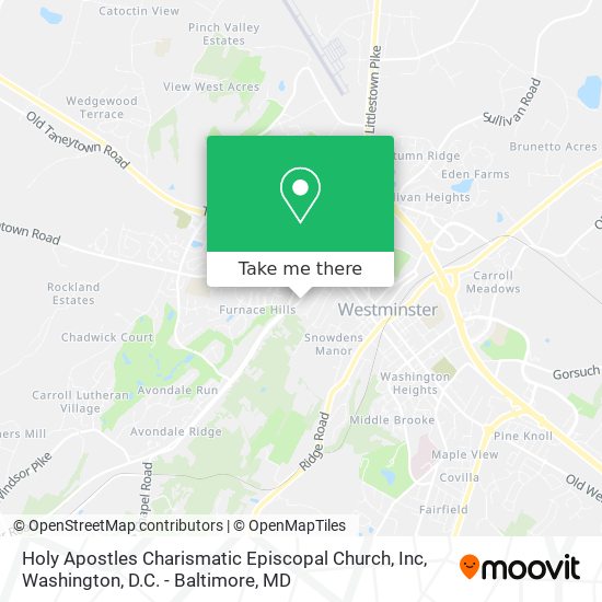 Mapa de Holy Apostles Charismatic Episcopal Church, Inc