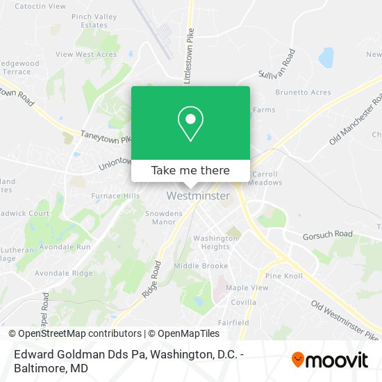 Edward Goldman Dds Pa map