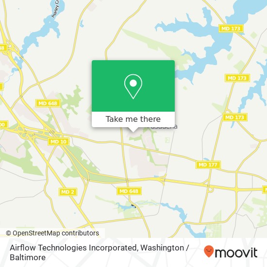 Airflow Technologies Incorporated map