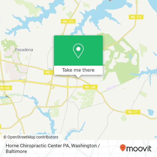 Mapa de Horne Chiropractic Center PA