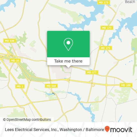 Lees Electrical Services, Inc. map