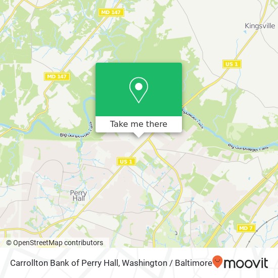 Mapa de Carrollton Bank of Perry Hall