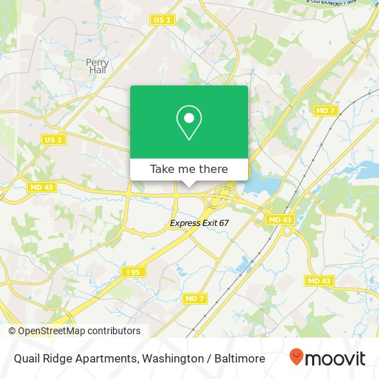 Quail Ridge Apartments map