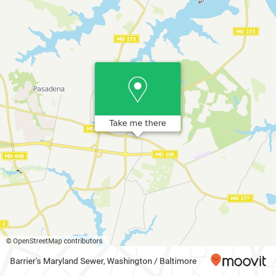 Barrier's Maryland Sewer map