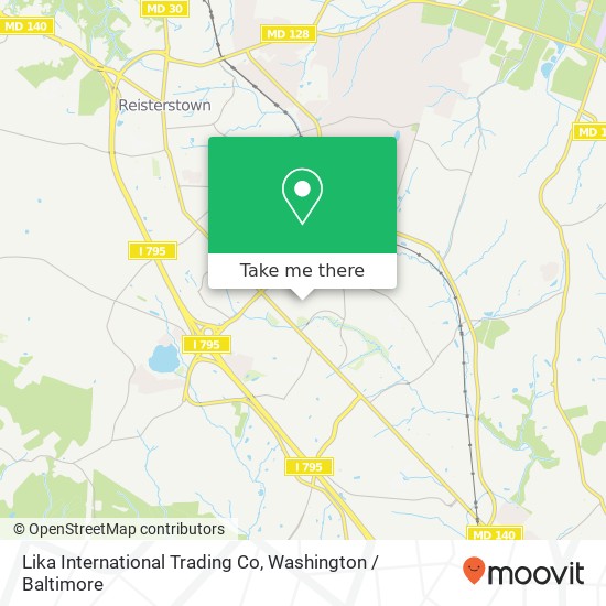 Lika International Trading Co map