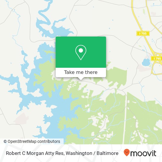 Robert C Morgan Atty Res map