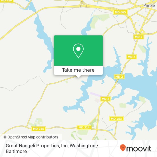 Mapa de Great Naegeli Properties, Inc